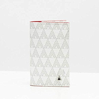 Vivienne Luxury Credit Card Holder in White and Black Canvas by ANONYME Paris