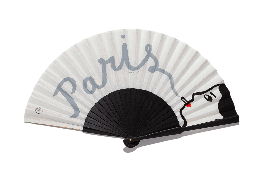 Paris hand-fan by DUVELLEROY Paris 1827 made in FRANCE