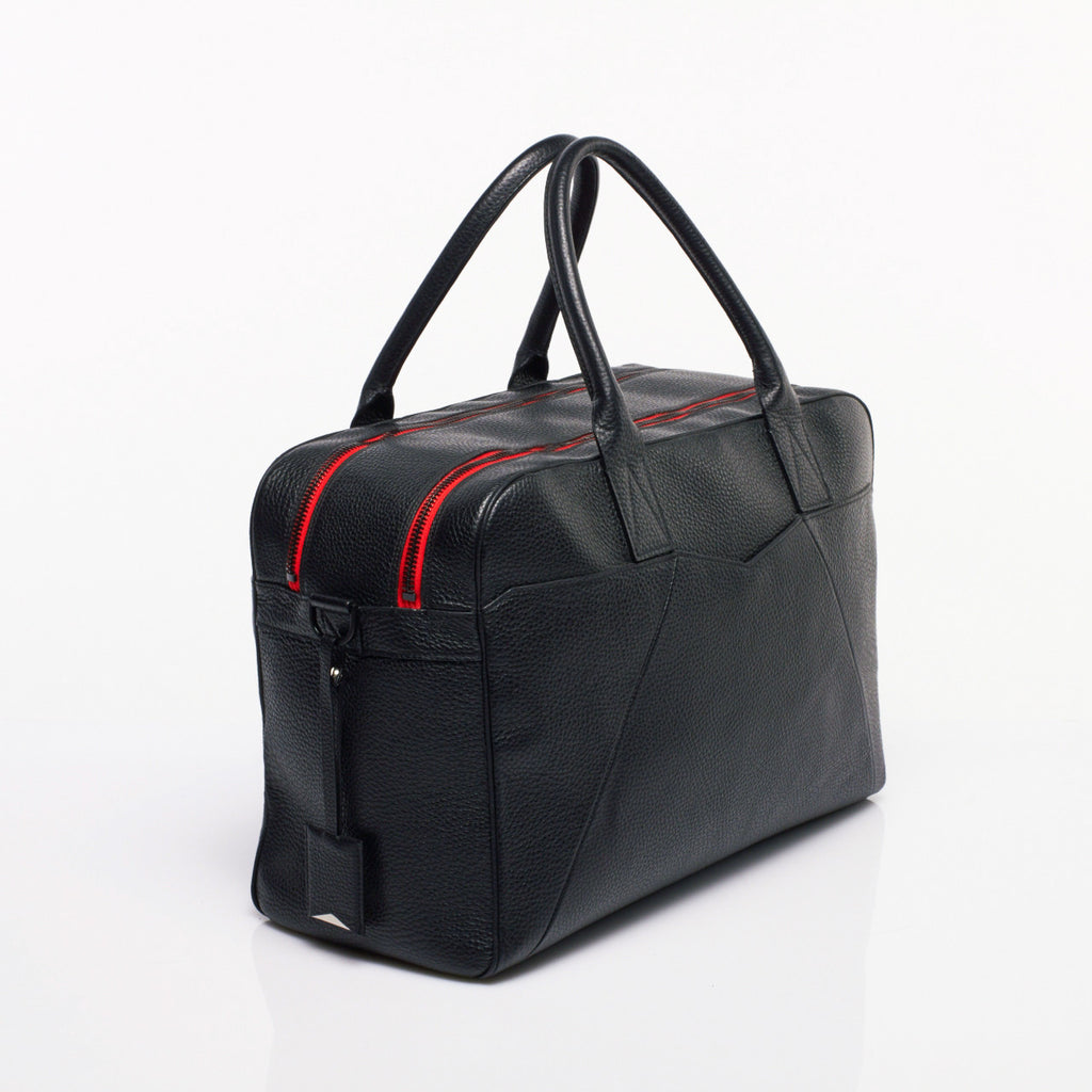 Made in FRANCE Monceau Luxury Bag in Black Calfskin Leather by Anonyme Paris
