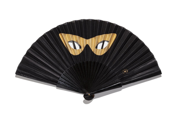 New Mask hand-fan by DUVELLEROY Paris 1827 made in FRANCE