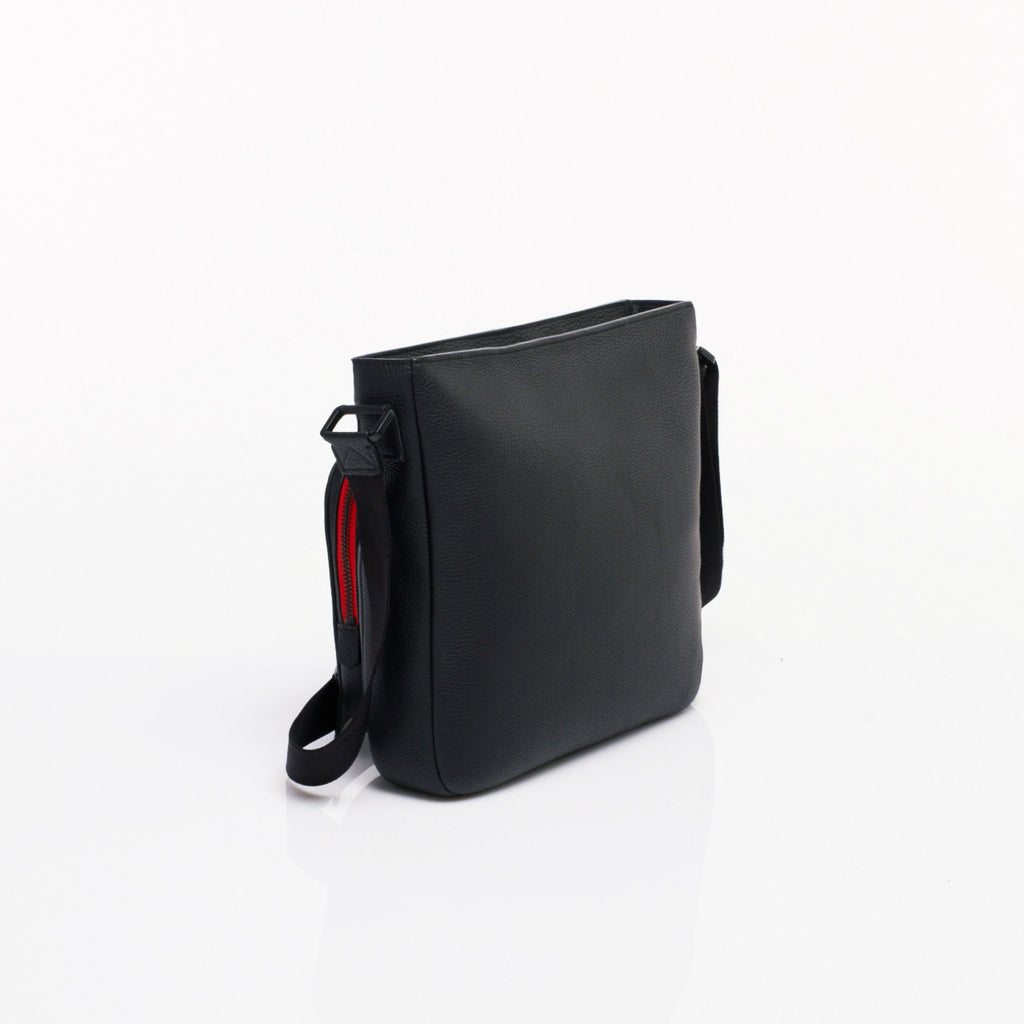 Made in FRANCE Vavin Luxury Satchel in Black Taurillon Leather by Anonyme Paris